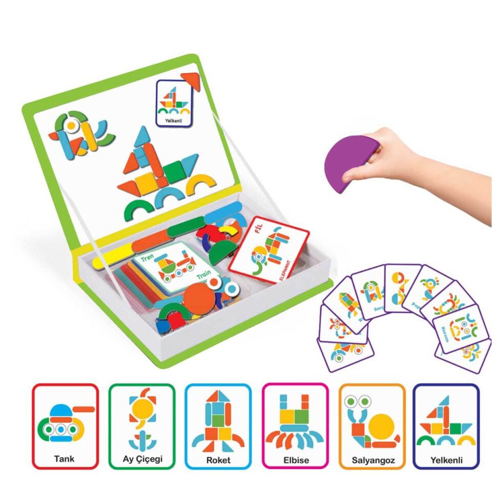 Diytoy Manyetik Eğlenceli Parçalar