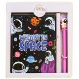 Taros Unick Color Space Adventure Kalemli Kilitli Hatıra Defteri