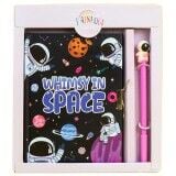 Taros Unick Color Space Adventure Kalemli Kilitli Hatıra Defteri