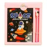 Taros Unick Color Space Adventure Kalemli Kilitli Hatıra Defteri