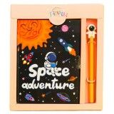 Taros Unick Color Space Adventure Kalemli Kilitli Hatıra Defteri