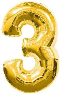 Balon 40 Rakam Folyo 3 Altin