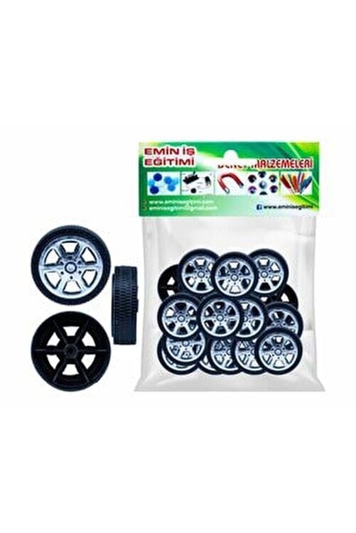 Emin İş Eğitimi Plastik Oyuncak Tekerleği 4 Lü
