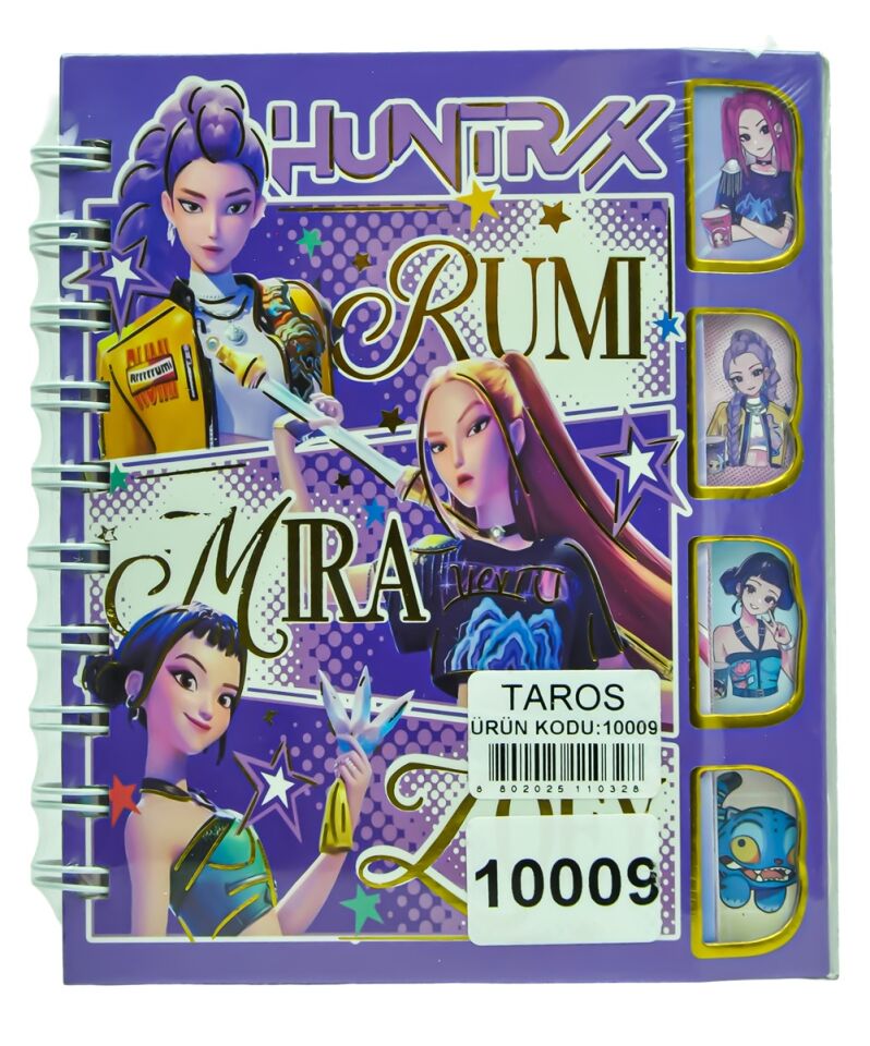 Taros Hunters Separatörlü Not Defteri