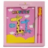 Taros Unicolor Smıle Anımals Kallemli Kilitli Hatıra Defteri