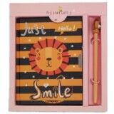 Taros Unicolor Smıle Anımals Kallemli Kilitli Hatıra Defteri