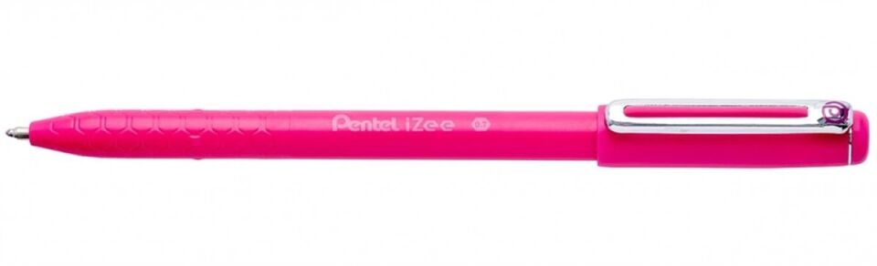 Pentel 0.7 Mm Yağ Bazlı Kapaklı  Roller Kalem İzee Pembe