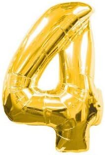 Balon 40 Rakam Folyo 4 Altin
