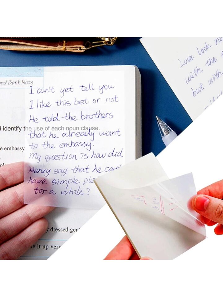 Noki Memo 75x75 Şeffaf Yapışkanlı Not Kağıdı 50 Yaprak