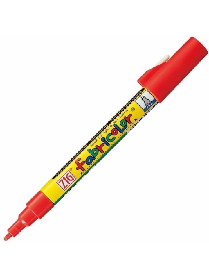 Zig Fabrıcolor Kumaş Kalemi Pfc-20 020 Red