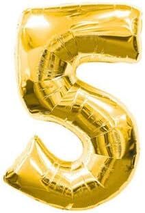 Balon 40 Rakam Folyo 5 Altin