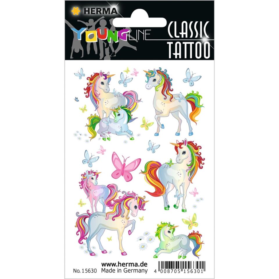 Herma Klasik Tattoo Unicorn En İyi Arkadaşlar