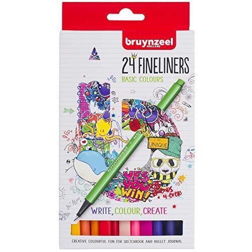 Bruynzeel Fineliner 0,4 Mm Set 24 Renk