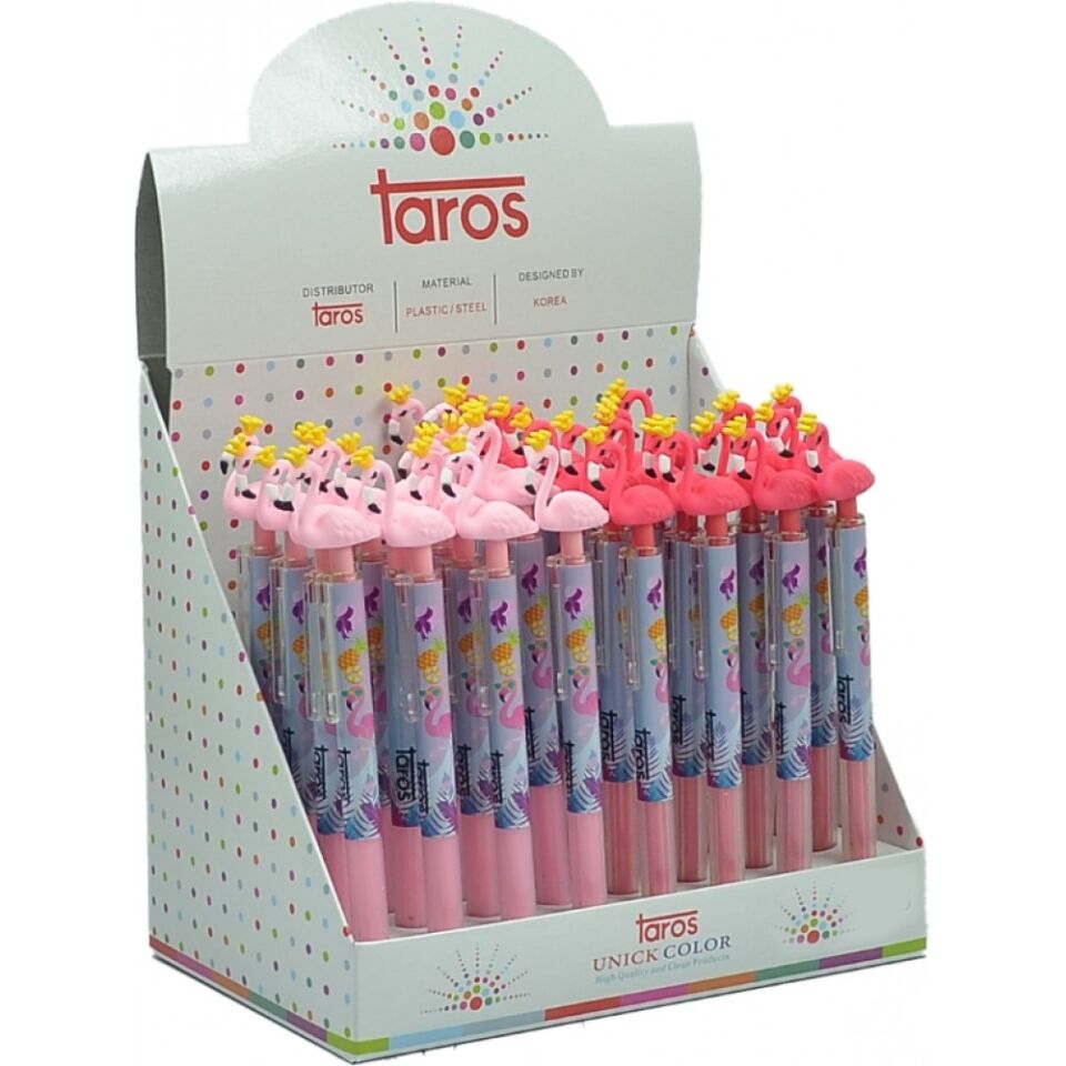 Taros Unick Color Flamingo Tepeli Versatil Kalem
