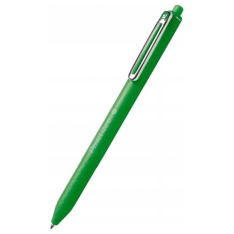Pentel 0.7 Mm Yağ Bazlı Mekanızmalı Roller Kalem İzee Yeşil