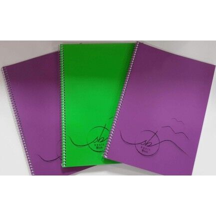 Keskin A4 72 Yaprak Düz PP Kapaklı Spralli Basic Defter