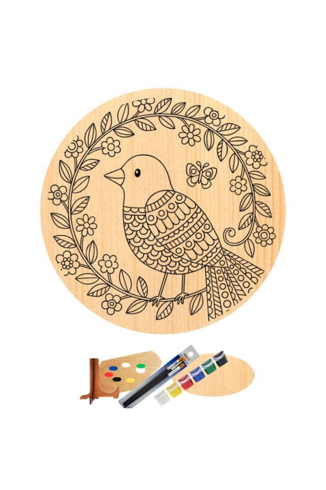 Hipenart Ahşap Tuval 20 Cm Hpnab001