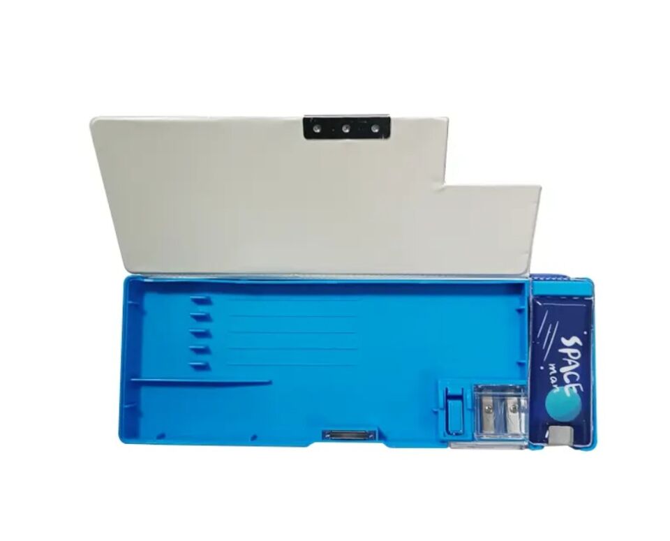 Taros Unick Color 3D Roket Kabartmalı 2 Gözlü Kalemkutu