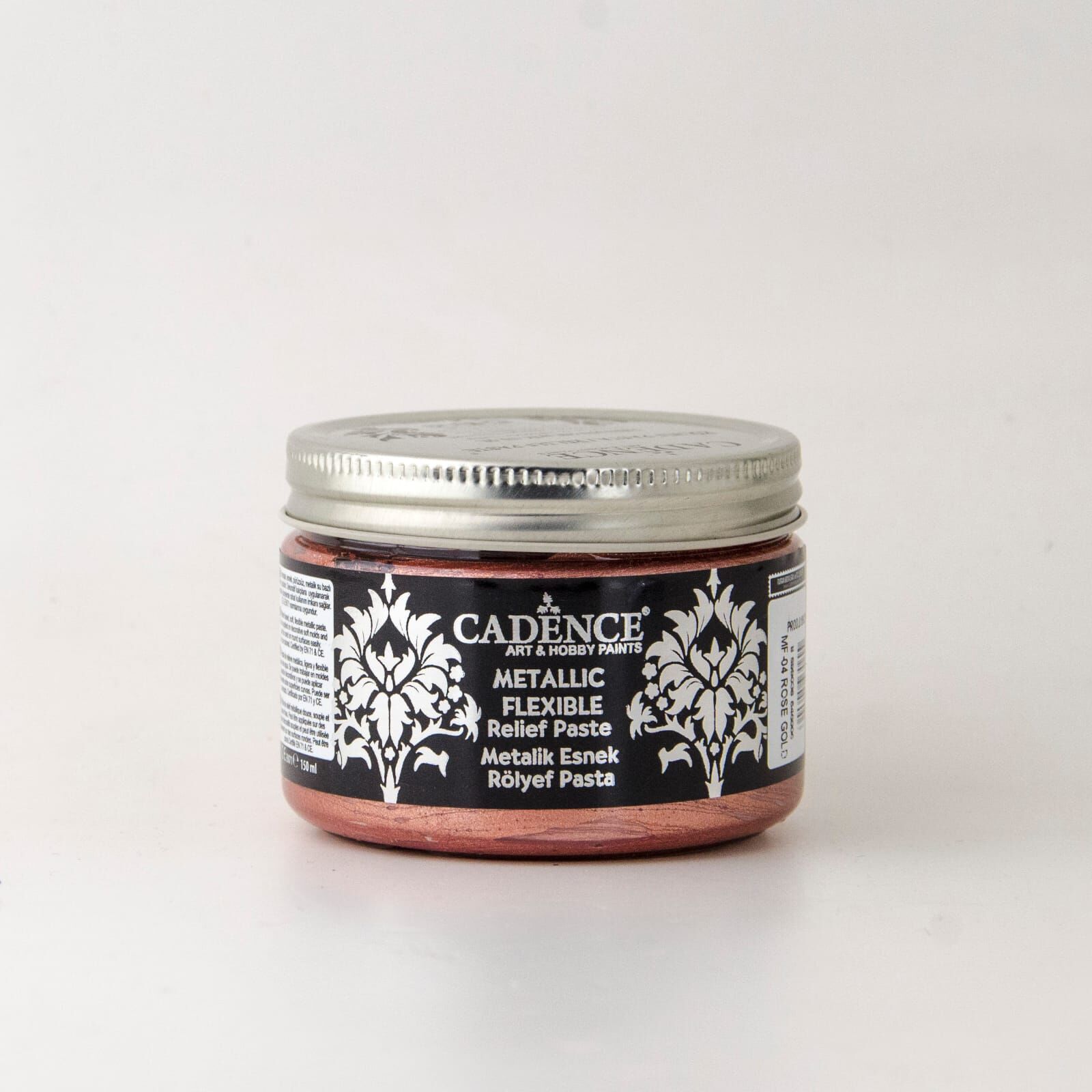Cadence Metalik Esnek Rölyef Pasta Mf-04 Rose Gold 150 Ml