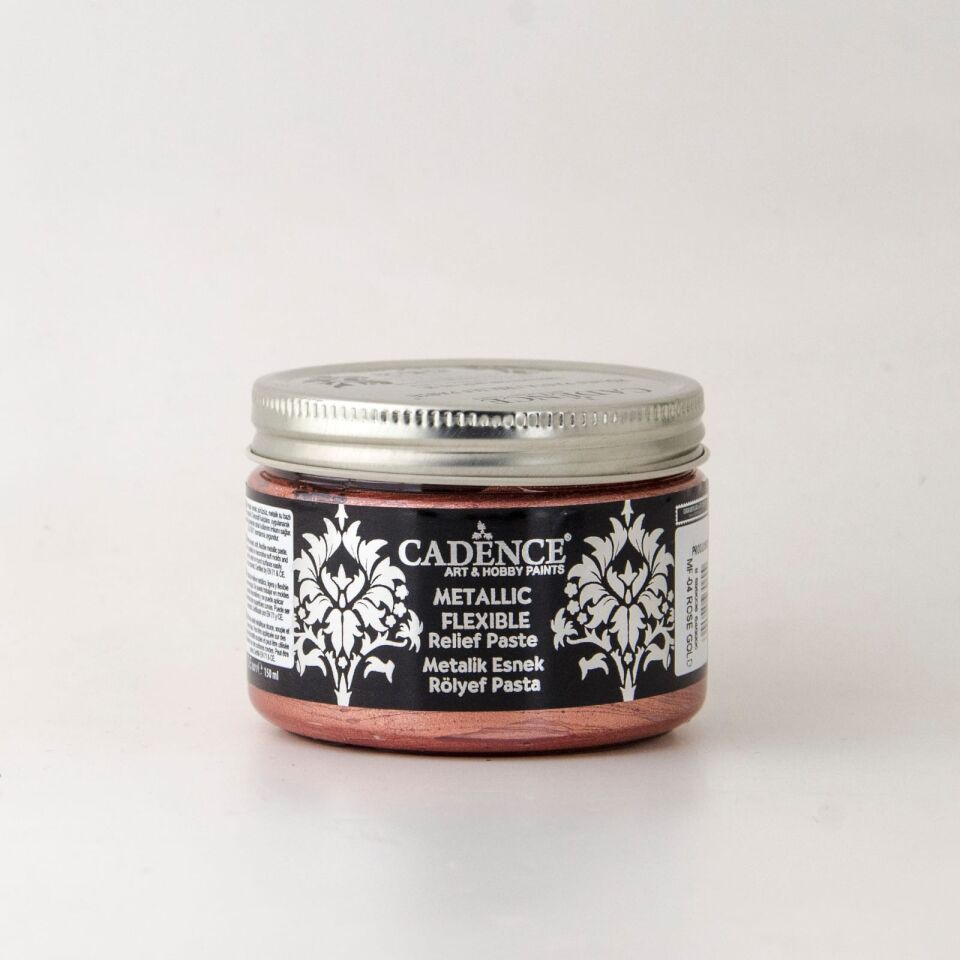 Cadence Metalik Esnek Rölyef Pasta Mf-04 Rose Gold 150 Ml