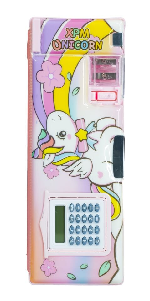 Taros Unick Color Unicorn Hesap Makineli Fonksiyonel Kalem Kutusu