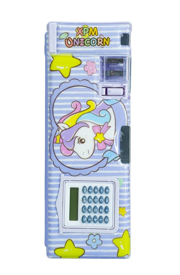 Taros Unick Color Unicorn Hesap Makineli Fonksiyonel Kalem Kutusu