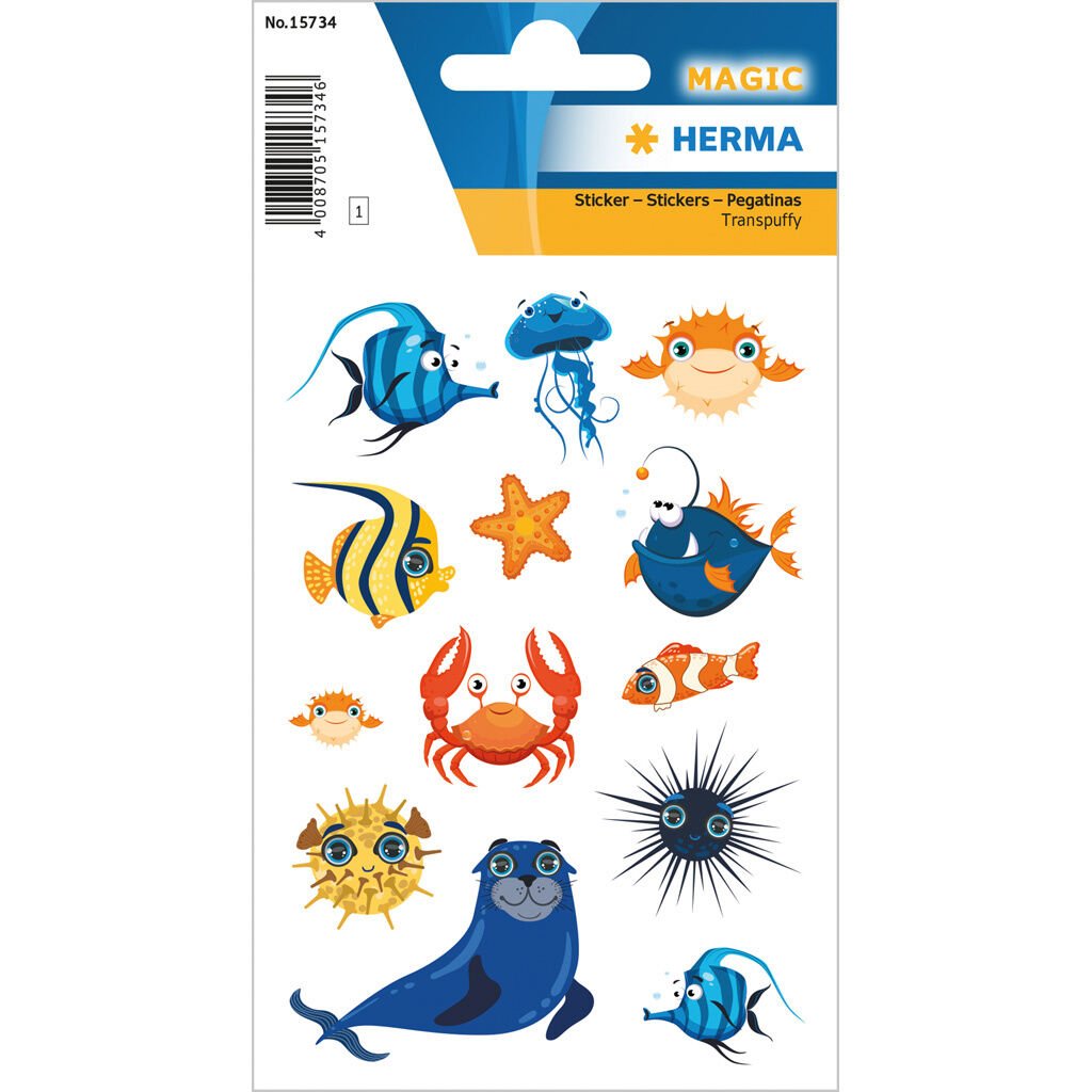 Herma Magic Deniz Canlıları Puffy