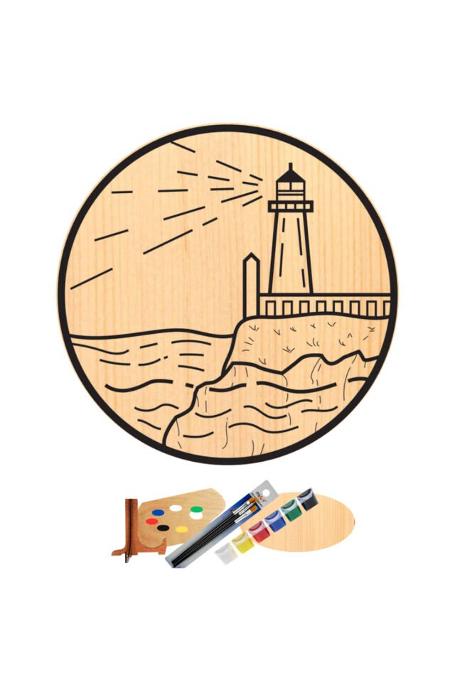 Hipenart Ahşap Tuval 20 Cm Hpnab004