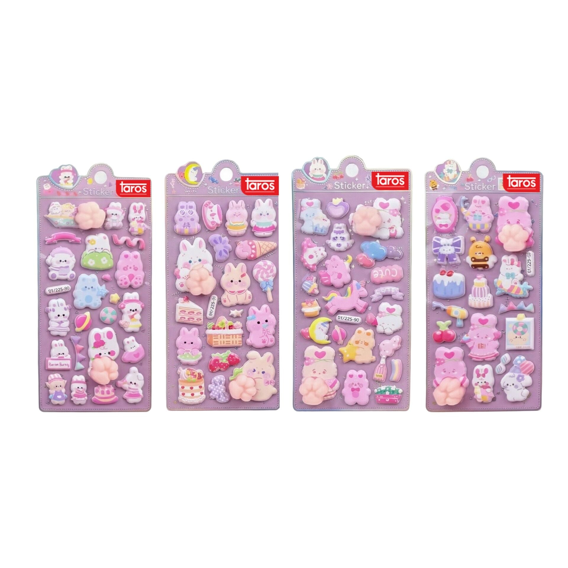 Taros Pembe Tavşan Moj Moj Sticker
