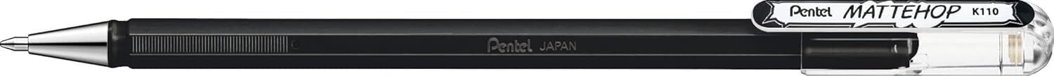 Pentel 1.0 Mm Parlak Jel Roller Kalem Siyah