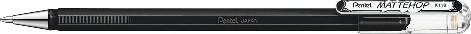 Pentel 1.0 Mm Parlak Jel Roller Kalem Siyah