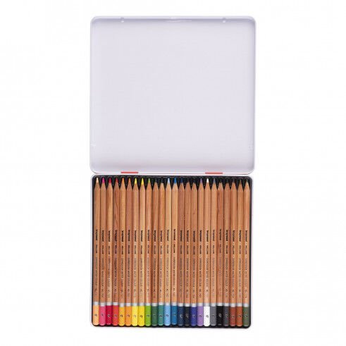 Bruynzeel Expression Aquarelle  24 Lü Kuru-Sulu Kalem Boya Seti