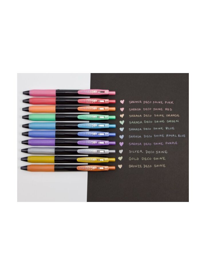 Zebra Sarasa Clip Decoshine 5 Li