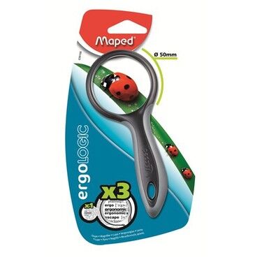 Maped Ergologic Büyüteç x3 50 Mm Gri
