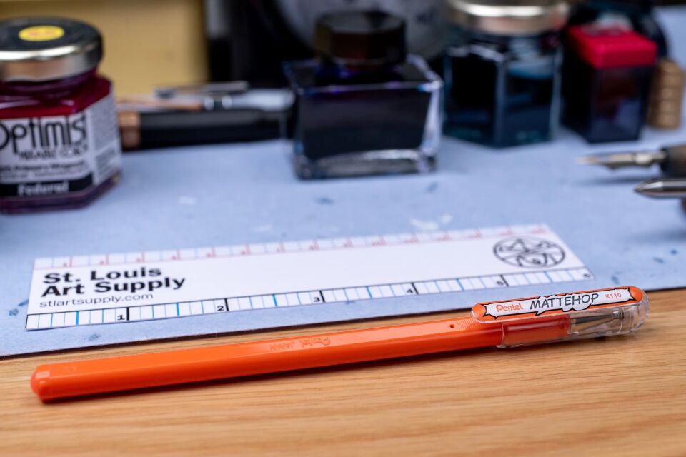 Pentel 1.0 Mm Parlak Jel Roller Kalem Turuncu