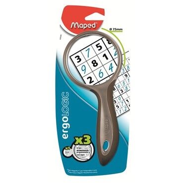 Maped Ergologic Büyüteç x3 75 Mm Gri
