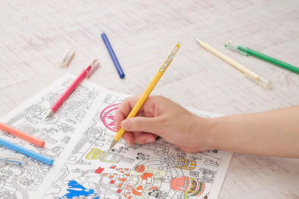 Pentel 1.0 Mm Parlak Jel Roller Kalem Sarı