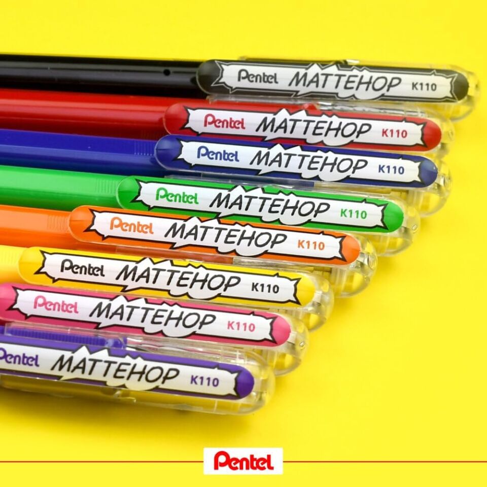 Pentel 1.0 Mm Parlak Jel Roller Kalem Sarı