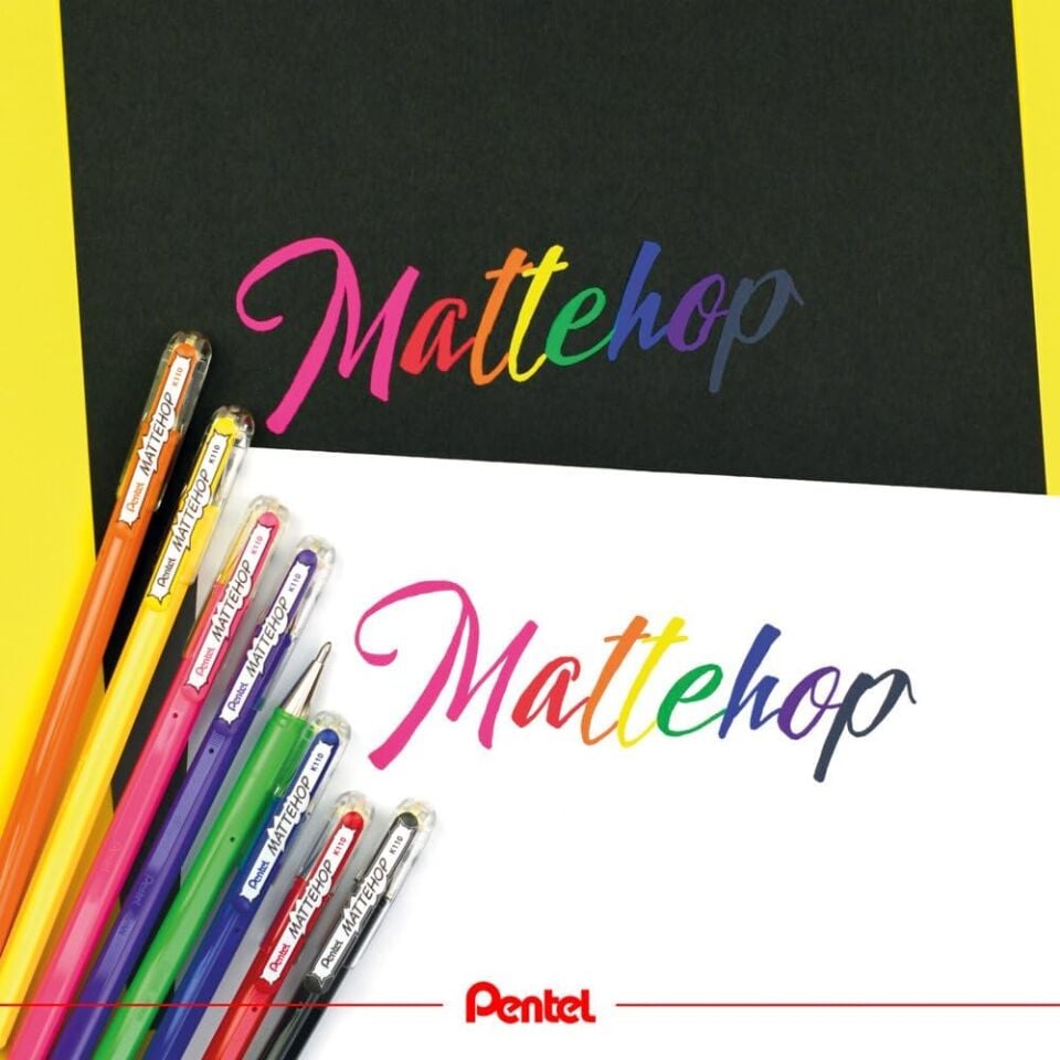 Pentel 1.0 Mm Parlak Jel Roller Kalem Sarı