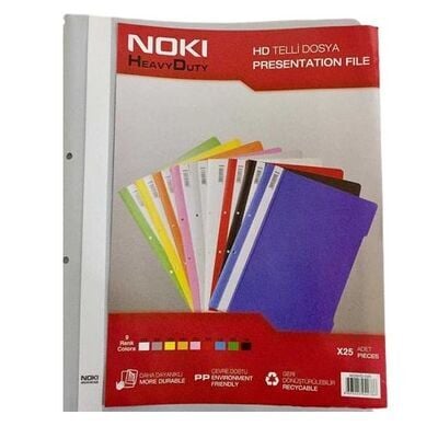 Noki Telli Dosya Xl Gri 25'Li