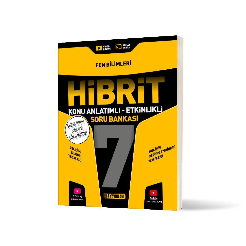 Hız 7 Fen Bilimleri Soru Bankası Hibrit