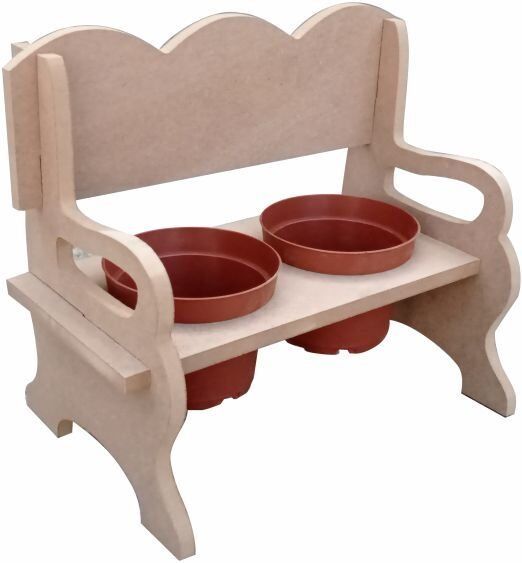 Baykon Ahşap Bank Çiçeklik Çiftli