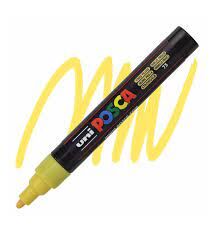Uni Posca 1.8-2.5 Su Bazlı Poster Markörü Sarı