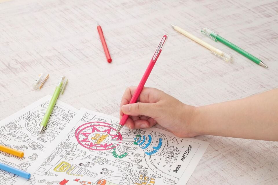 Pentel 1.0 Mm Parlak Jel Roller Kalem Pembe