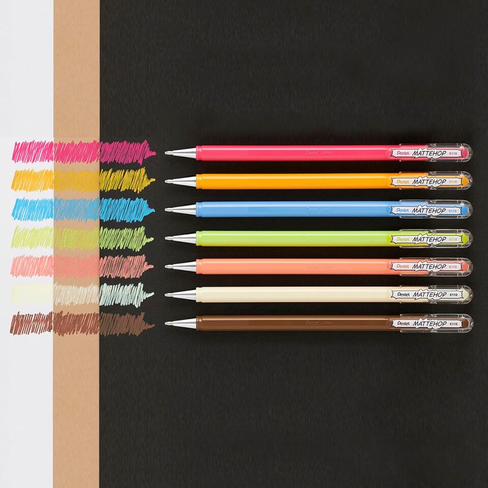 Pentel 1.0 Mm Parlak Jel Roller Kalem Pembe