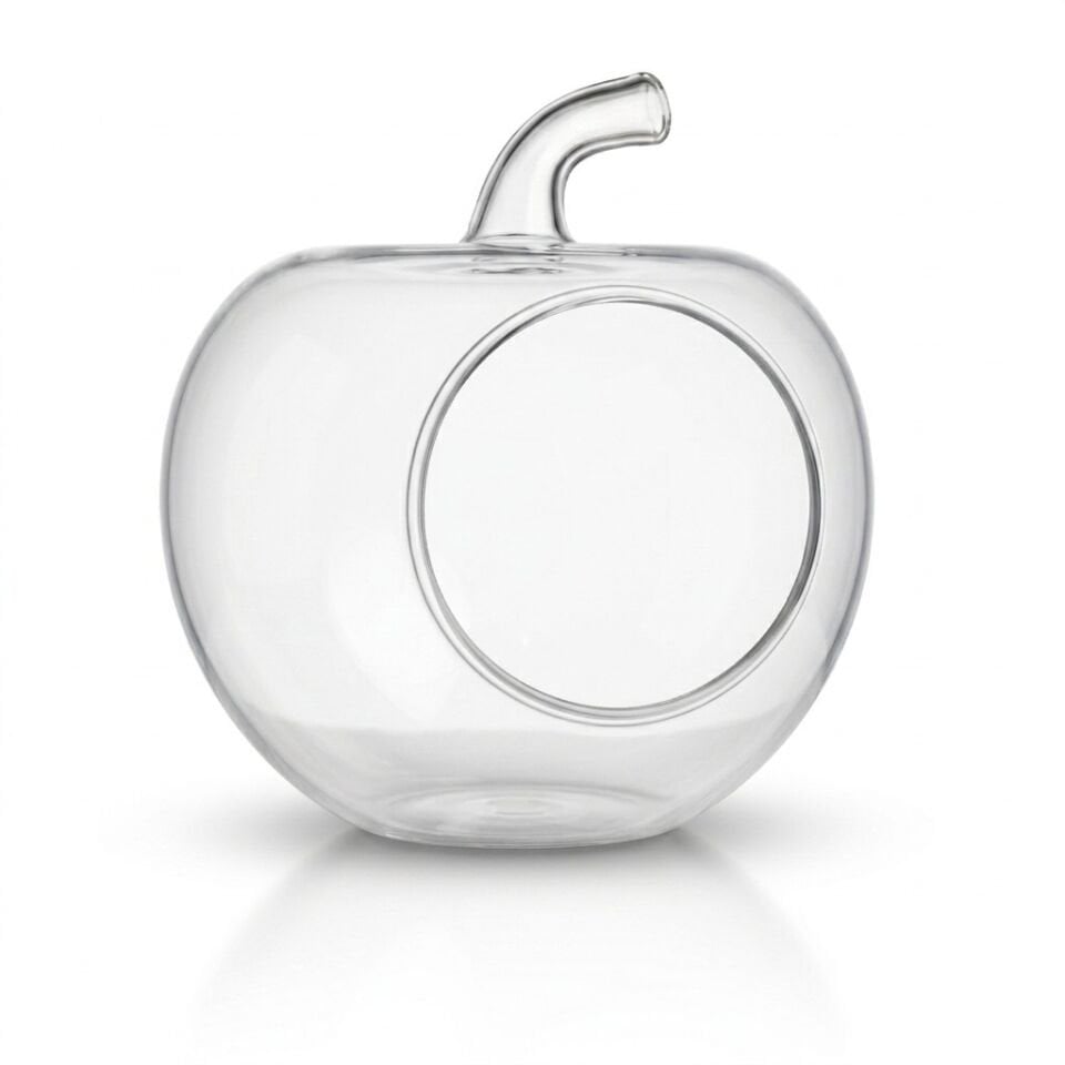 Kiwi Mika Fanus Boş Yükseklik 12 Cm Genişlik 11 Cm Ağız Genişliği 5,5 Cm