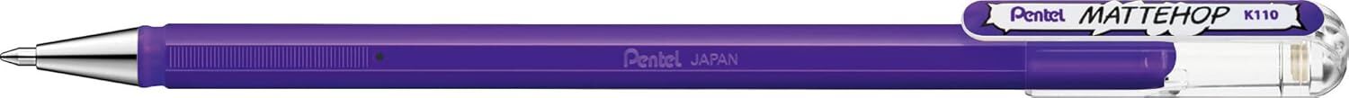 Pentel 1.0 Mm Parlak Jel Roller Kalem Mor