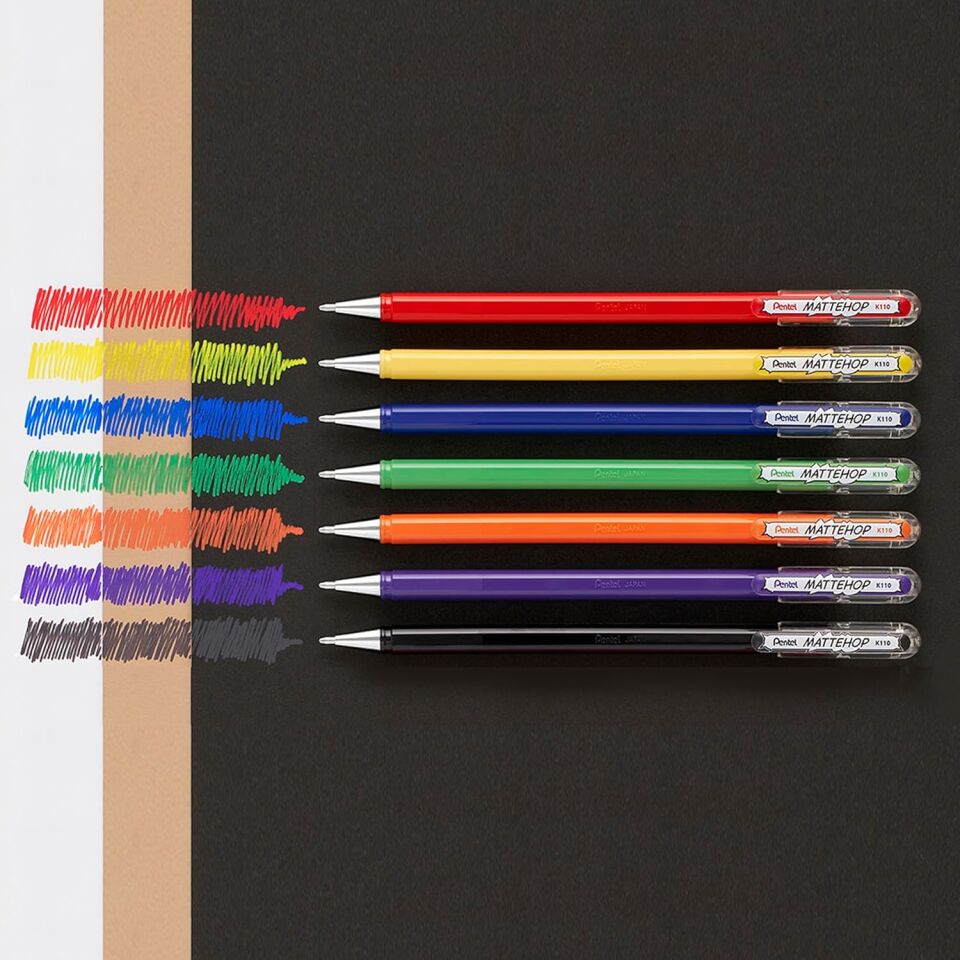 Pentel 1.0 Mm Parlak Jel Roller Kalem Mor