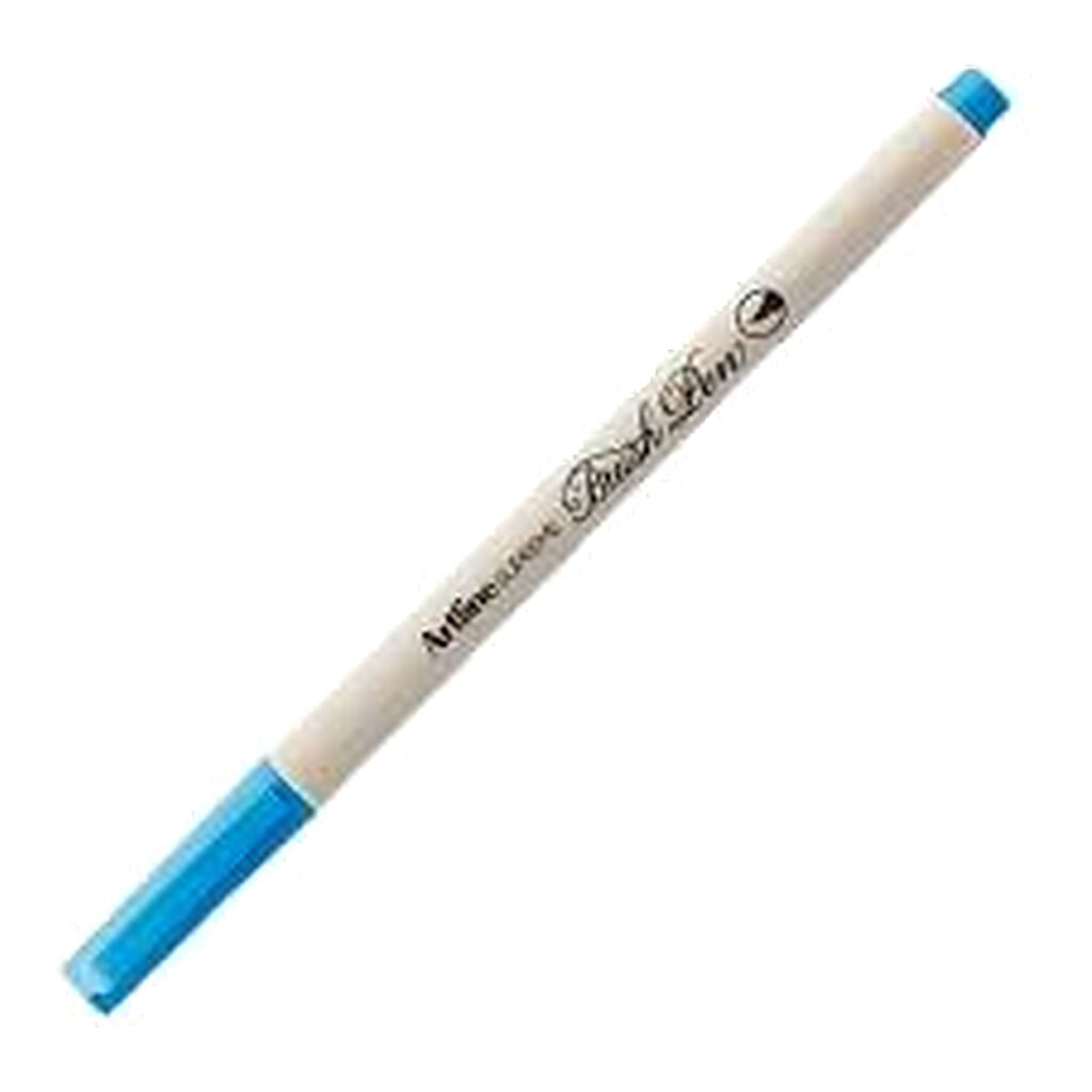 Artline Supreme Brush Uçlu Kalem Fosforlu Mavi