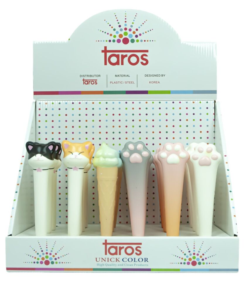 Taros Unick Color Puffy Pati Tükenmez Kalem